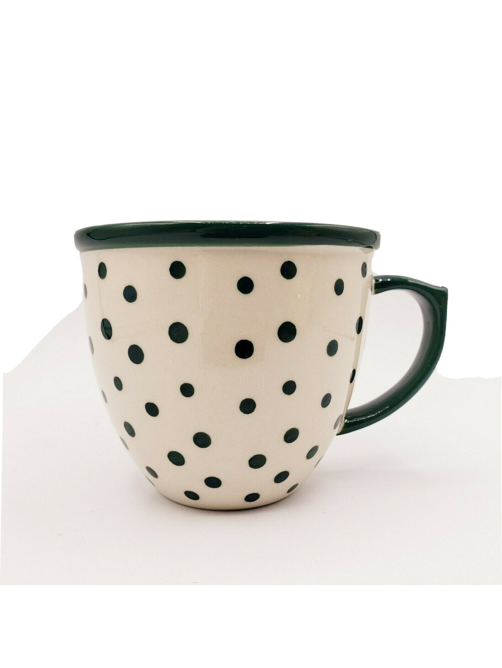 Pioneer Woman Coffee Mug Retro Dot Green 17oz Polka Dots Tea Cup